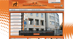 Desktop Screenshot of gesundheits-zentrum-gera.de